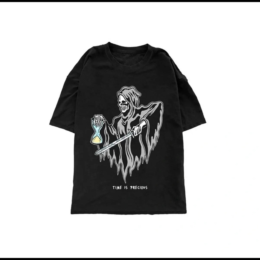 SOLD Warren Lotas shirt Father Time grim reaper